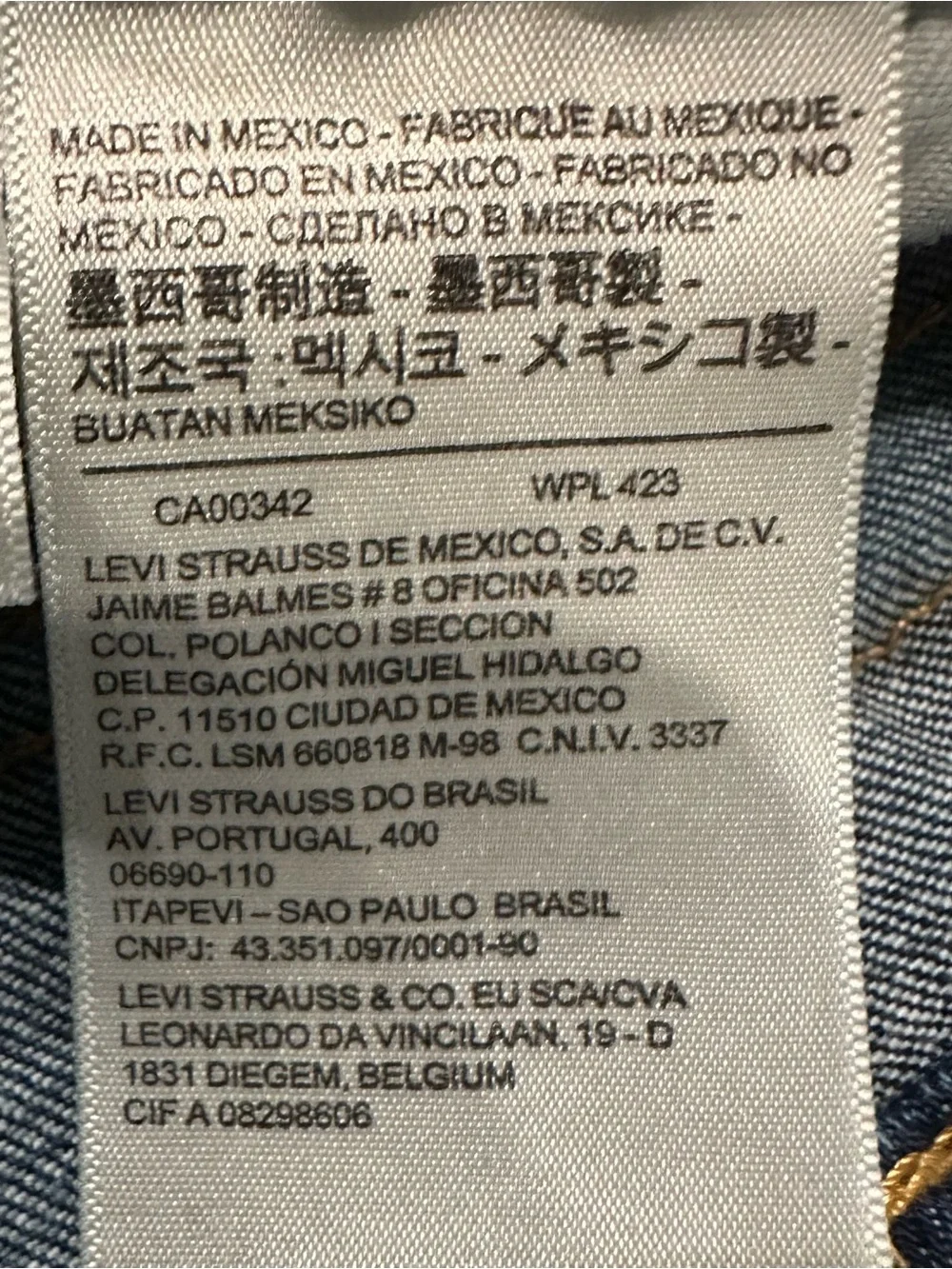 Levi's 569 Men's Straight Jeans - Indigo Blue Y2K Baggy Size 36X34
